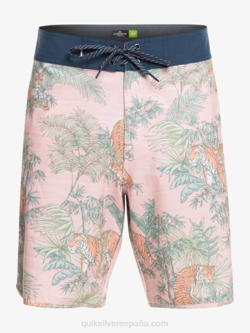 g-tierra velada rosa shorts de playa cáñamo elástico festoneado 19 D6T4D1744 hombres Quiksilver