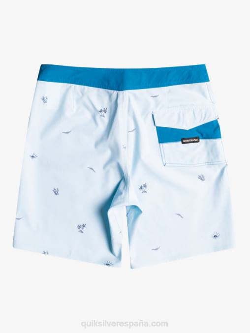 gris azulado shorts de baño surfsilk spaced out 19 D6T4D1812 hombres Quiksilver