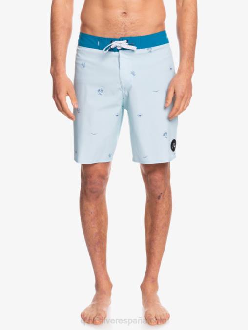 gris azulado shorts de baño surfsilk spaced out 19 D6T4D1812 hombres Quiksilver