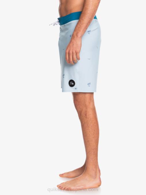 gris azulado shorts de baño surfsilk spaced out 19 D6T4D1812 hombres Quiksilver
