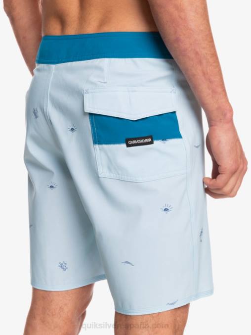gris azulado shorts de baño surfsilk spaced out 19 D6T4D1812 hombres Quiksilver