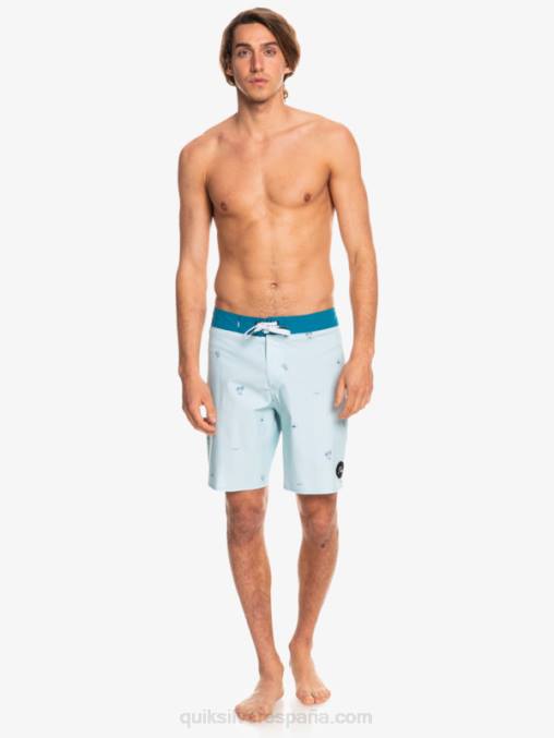 gris azulado shorts de baño surfsilk spaced out 19 D6T4D1812 hombres Quiksilver