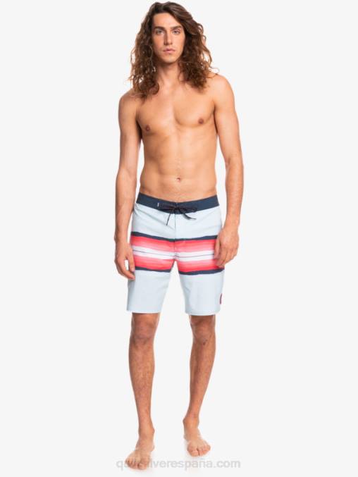 gris azulado shorts de playa surfsilk resin tint 19 D6T4D1447 hombres Quiksilver