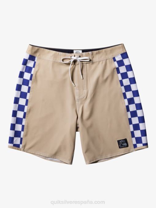 gris oliva shorts de playa arco 18 originales D6T4D173 hombres Quiksilver