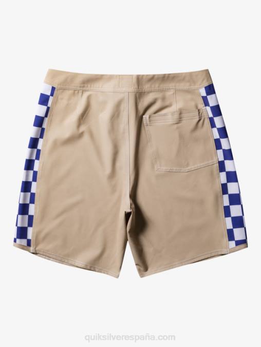 gris oliva shorts de playa arco 18 originales D6T4D173 hombres Quiksilver