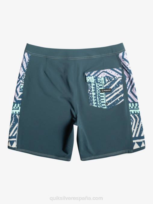gris violeta shorts de playa surfsilk arch 18 D6T4D311 hombres Quiksilver