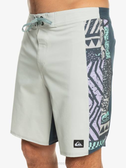 gris violeta shorts de playa surfsilk arch 18 D6T4D311 hombres Quiksilver