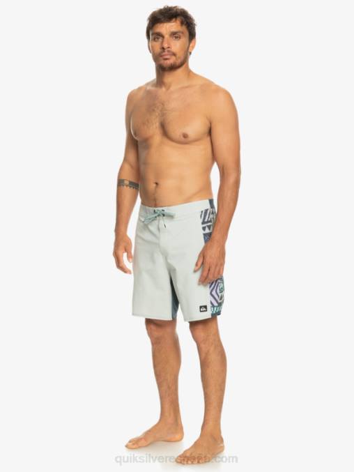 gris violeta shorts de playa surfsilk arch 18 D6T4D311 hombres Quiksilver