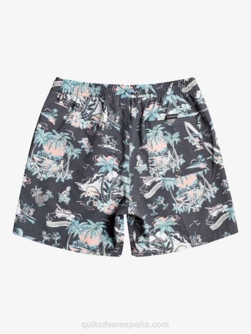 hotel paradiso - negro hotel paradiso 17 voleas D6T4D1765 hombres Quiksilver