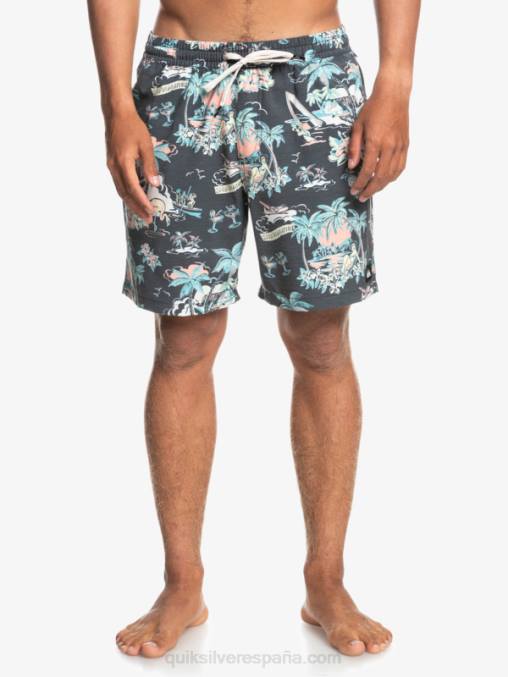hotel paradiso - negro hotel paradiso 17 voleas D6T4D1765 hombres Quiksilver