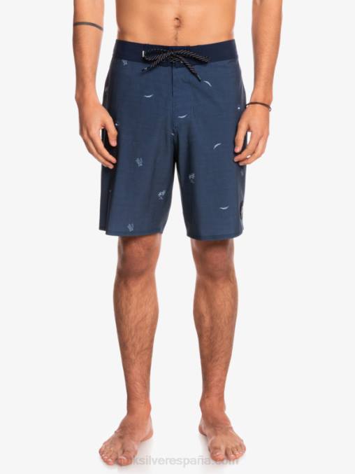 insignias azules shorts de baño surfsilk spaced out 19 D6T4D1811 hombres Quiksilver
