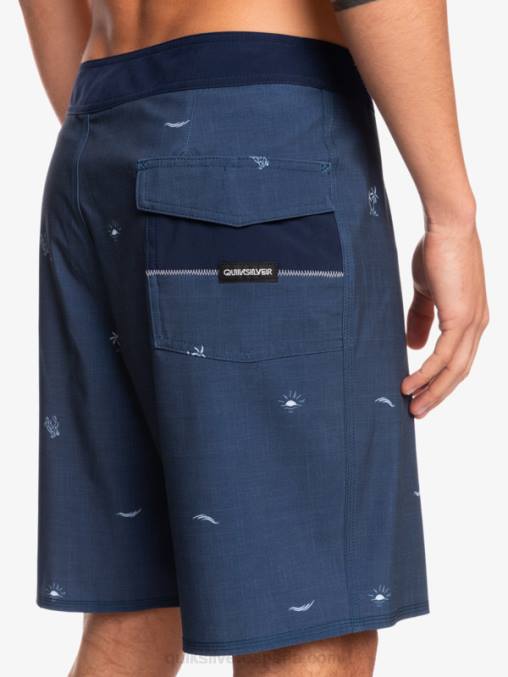 insignias azules shorts de baño surfsilk spaced out 19 D6T4D1811 hombres Quiksilver