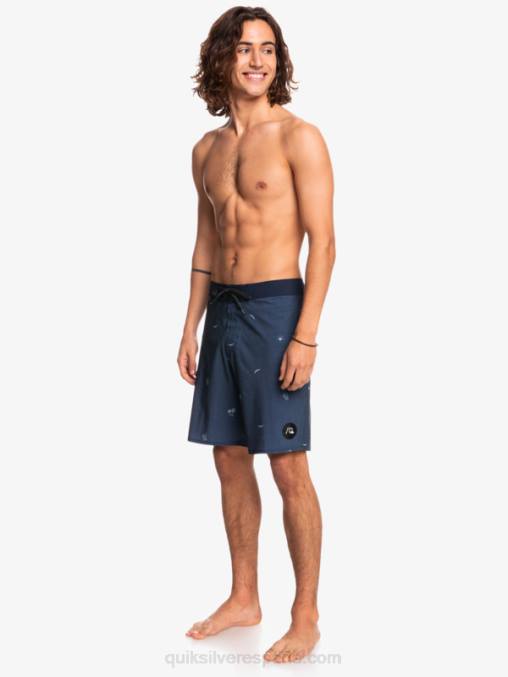insignias azules shorts de baño surfsilk spaced out 19 D6T4D1811 hombres Quiksilver