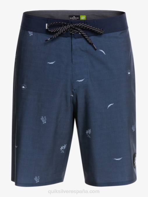 insignias azules shorts de baño surfsilk spaced out 19 D6T4D1811 hombres Quiksilver