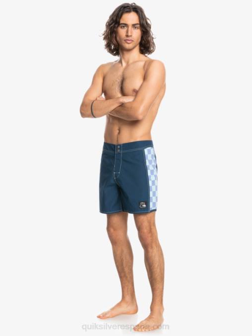 insignias azules shorts de playa arco 16 originales D6T4D1783 hombres Quiksilver