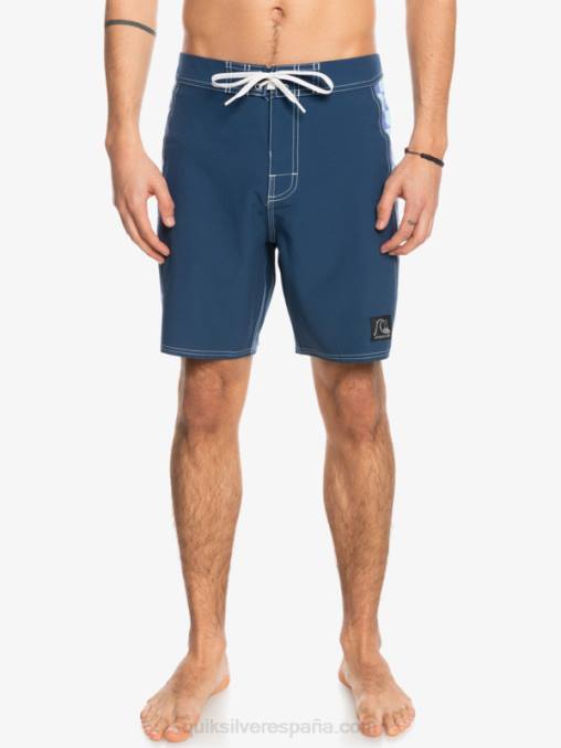insignias azules shorts de playa arco 18 originales D6T4D1733 hombres Quiksilver