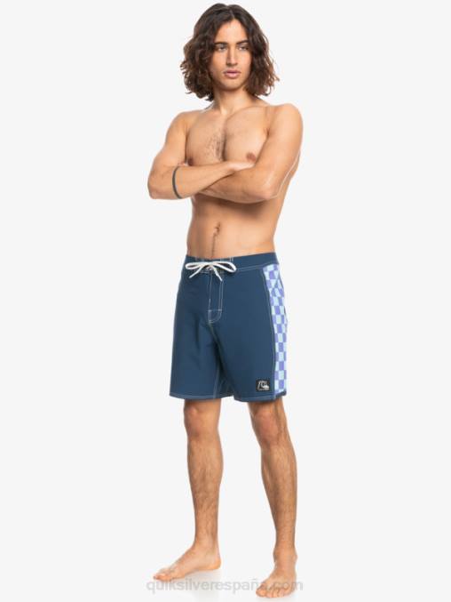 insignias azules shorts de playa arco 18 originales D6T4D1733 hombres Quiksilver