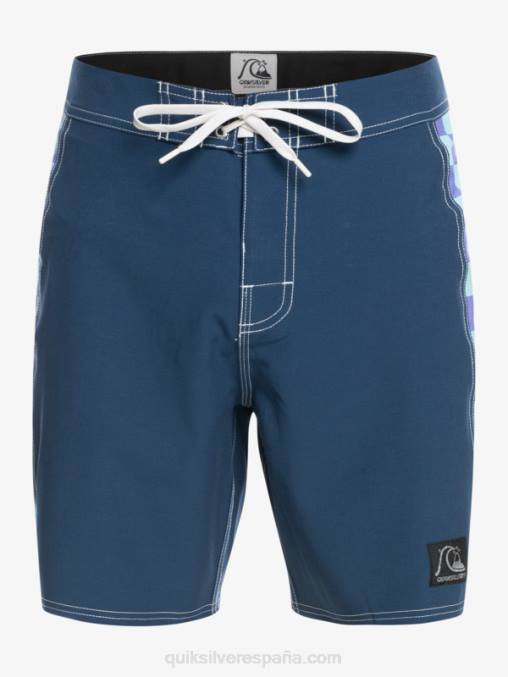 insignias azules shorts de playa arco 18 originales D6T4D1733 hombres Quiksilver