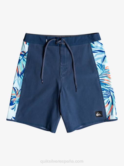 insignias azules shorts de playa surfsilk arch 18 D6T4D1698 hombres Quiksilver