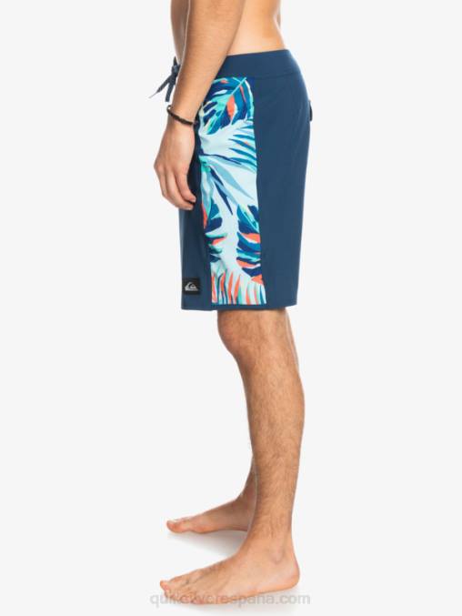 insignias azules shorts de playa surfsilk arch 18 D6T4D1698 hombres Quiksilver