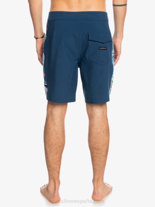 insignias azules shorts de playa surfsilk arch 18 D6T4D1698 hombres Quiksilver