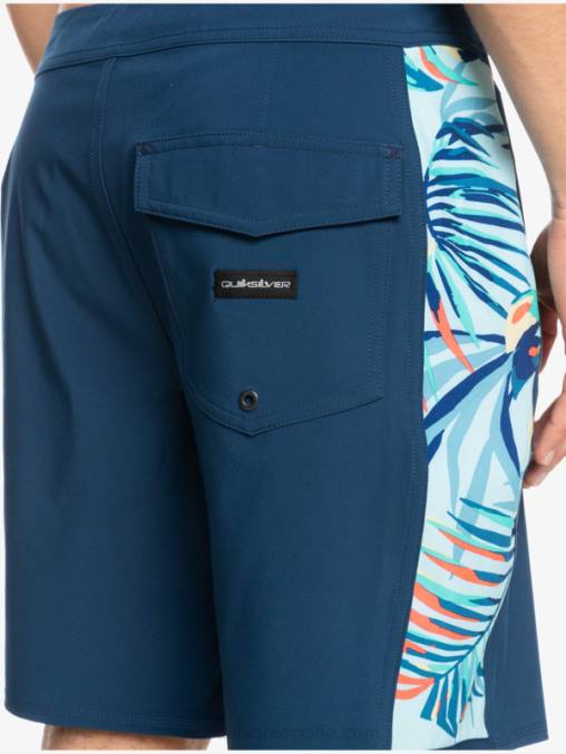 insignias azules shorts de playa surfsilk arch 18 D6T4D1698 hombres Quiksilver