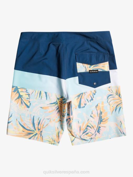 insignias azules shorts de playa surfsilk panel 20 D6T4D1450 hombres Quiksilver