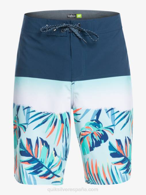 insignias azules shorts de playa surfsilk panel 20 D6T4D1456 hombres Quiksilver
