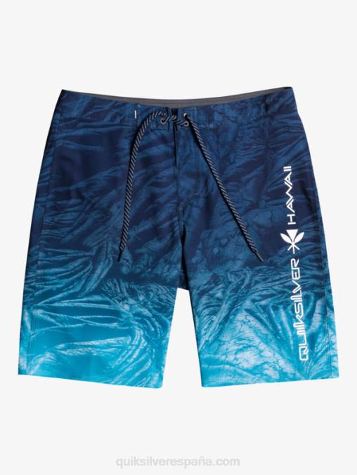 insignias azules surfsilk hawaii homegrown faded 20 boardshorts D6T4D1609 hombres Quiksilver