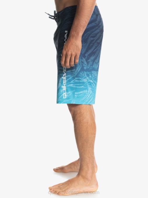 insignias azules surfsilk hawaii homegrown faded 20 boardshorts D6T4D1609 hombres Quiksilver