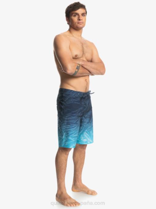 insignias azules surfsilk hawaii homegrown faded 20 boardshorts D6T4D1609 hombres Quiksilver
