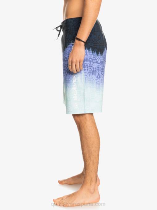 jacarandá surfsilk hawaii homegrown faded 20 boardshorts D6T4D1611 hombres Quiksilver