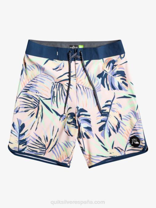látigo de durazno shorts de playa surfsilk festoneado 19 D6T4D1495 hombres Quiksilver