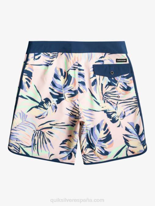 látigo de durazno shorts de playa surfsilk festoneado 19 D6T4D1495 hombres Quiksilver