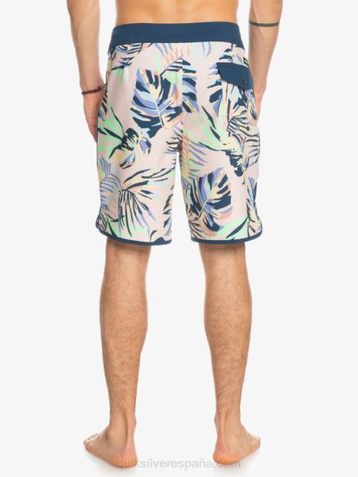 látigo de durazno shorts de playa surfsilk festoneado 19 D6T4D1495 hombres Quiksilver