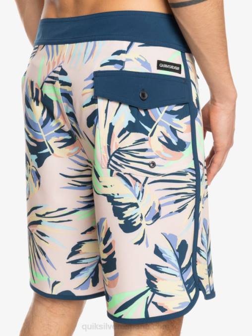 látigo de durazno shorts de playa surfsilk festoneado 19 D6T4D1495 hombres Quiksilver