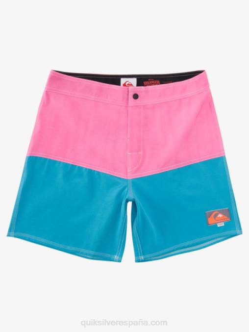 leona colinas cosas a tope logo 1986 17 bañadores D6T4D1720 hombres Quiksilver x Stranger