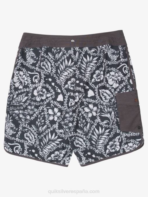 llegada negra lei shorts de baño lei 20 festoneados de la llegada de waterman D6T4D1417 hombres Quiksilver