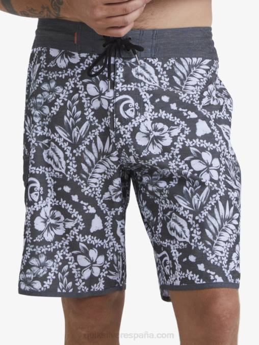 llegada negra lei shorts de baño lei 20 festoneados de la llegada de waterman D6T4D1417 hombres Quiksilver