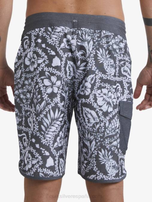 llegada negra lei shorts de baño lei 20 festoneados de la llegada de waterman D6T4D1417 hombres Quiksilver