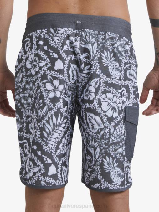 llegada negra lei shorts de baño lei 20 festoneados de la llegada de waterman D6T4D1417 hombres Quiksilver