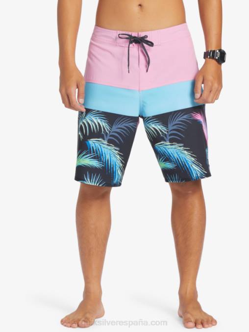 malva luna shorts de playa surfsilk panel 20 D6T4D130 hombres Quiksilver
