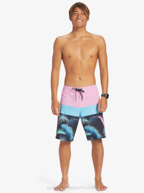 malva luna shorts de playa surfsilk panel 20 D6T4D130 hombres Quiksilver