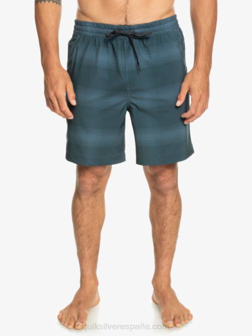 mar de bering shorts de playa con estampado de anfibios taxer 18 D6T4D103 hombres Quiksilver