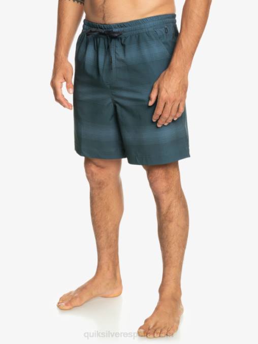 mar de bering shorts de playa con estampado de anfibios taxer 18 D6T4D103 hombres Quiksilver