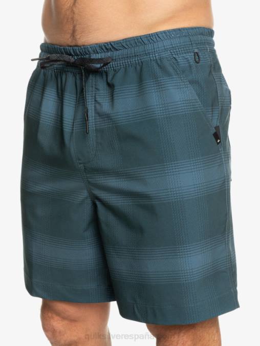 mar de bering shorts de playa con estampado de anfibios taxer 18 D6T4D103 hombres Quiksilver