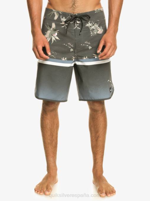 mar de bering shorts de playa surfsilk division scallop 19 D6T4D1397 hombres Quiksilver