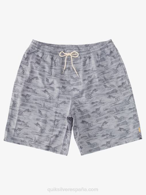 marlín de piel de tiburón vy Waterman marlin jig 17 voleas D6T4D989 hombres Quiksilver