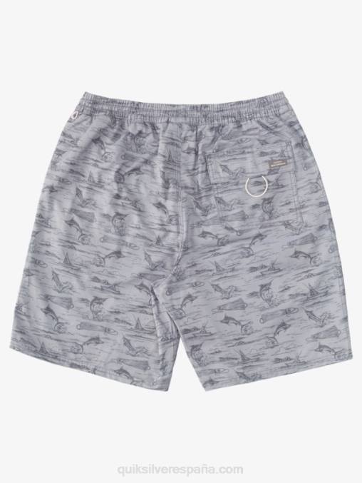 marlín de piel de tiburón vy Waterman marlin jig 17 voleas D6T4D989 hombres Quiksilver