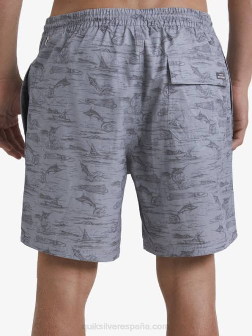 marlín de piel de tiburón vy Waterman marlin jig 17 voleas D6T4D989 hombres Quiksilver